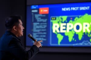 English Reviewer: News Reports & Informative Speech