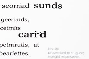 English Grammar: Gerunds and Present Participles