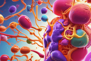 Metabolism and Nutrition: Overview of Metabolic Reactions