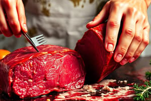 Meat Science and Cooking Techniques