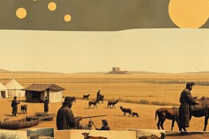 Early Human Societies: Nomads vs. Farmers