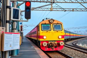 LTE Systems and Automatic Train Protection Quiz