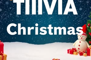 Christmas Trivia and Traditions