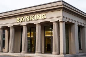 Banking Principles and Practices Quiz