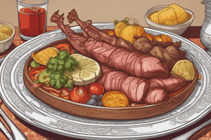 Traditional Spanish-speaking Country Meals Quiz