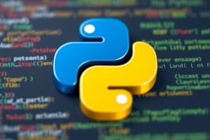 Introduction to Python Programming