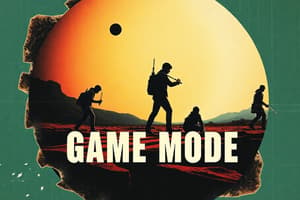 Game Mode Promotional Poster Quiz