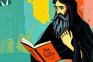 The Giver Chapter 19-20 Flashcards