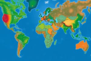 Finding locations on a World Map