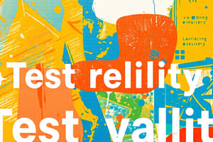 Language Test: Validity and Reliability
