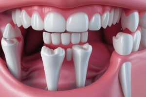 Dental Restoration: Final Stage Tooth Preparation