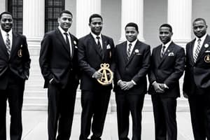 Alpha Phi Alpha Fraternity History