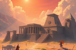 Ancient Civilizations Quiz