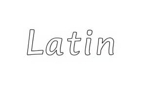 Latin Vocabulary Weakness Words