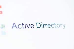 Active Directory Objects Overview