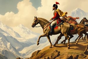 Art History: Napoleon Crossing the Alps