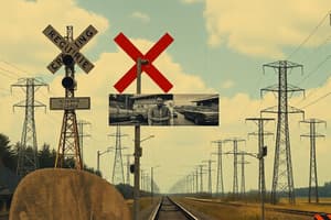 Regulation for Electrical Railway Track Crossings