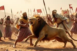 Ancient Assyrian Lion Hunts