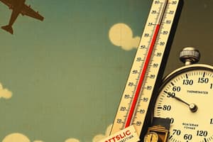 Temperatura del aire y termometría