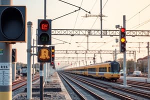 Automatic Block System Signals Quiz