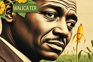 George Washington Carver's Impact on Agriculture