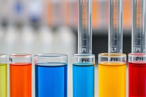 pH Detection and Urine Analysis Quiz