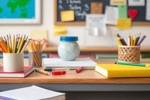 Objetos del Salón de Clases