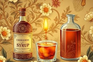 Understanding Syrups and their Components