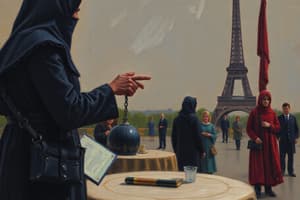 Character Interactions on Terrorism in Paris