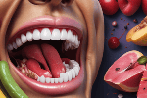 Appetite Regulation and Oral Anatomy