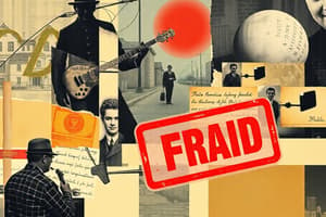 Asset and Employment Fraud in Mortgages