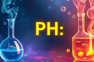 Bioquímica: Problemas de buffers y pH