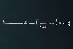 Quadratic Equations: Discriminant Analysis