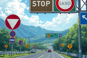 Road Signs Quiz: Categories and Importance