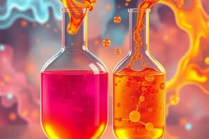 Chimie: Solutions Sursaturées et Solubilité