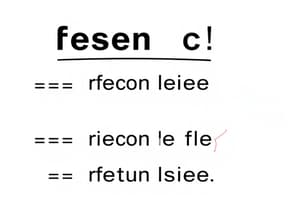 French Negatives and Present Tense