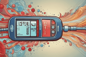 Diabetes Mellitus and Blood Sugar Levels