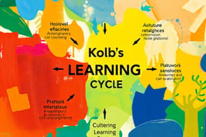 Kolb's Learning Cycle at GlobalTech Ltd.