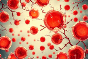 Plasma Proteins and Erythrocytes Quiz