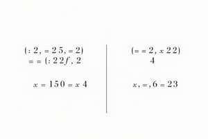 Algebra Chapter 1 Flashcards