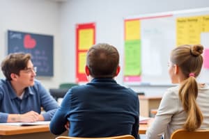 Classroom Seating Arrangements