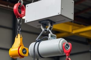 Lifting Equipment Terminology Quiz