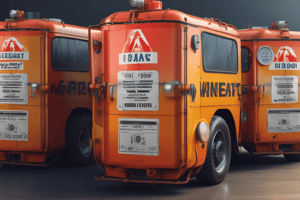 Identification of Hazardous Materials in Vehicles