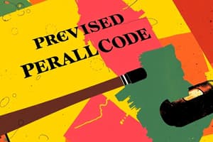 Application of the Revised Penal Code