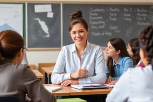 Roles of Teachers in Education