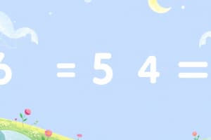 Kindergarten 2: Basic Subtraction