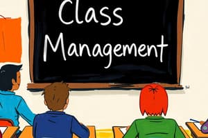 Class Management Techniques for Teachers