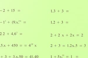 Algebra Class 10 Inequalities