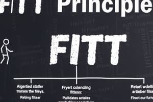 FITT Principle Overview