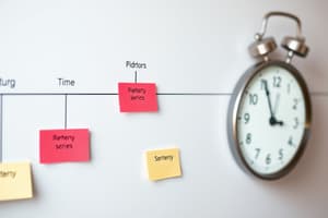 Chronological Arrangement: Time Management